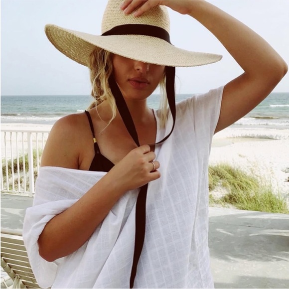 BECASA White Oversized 100% Linen Knee Length V Neck Dress Swim Cover Up Size XL - Picture 2 of 7